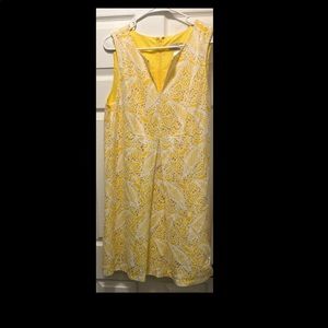 Gently Worn Loft Ann Taylor Lace Overlay Dress